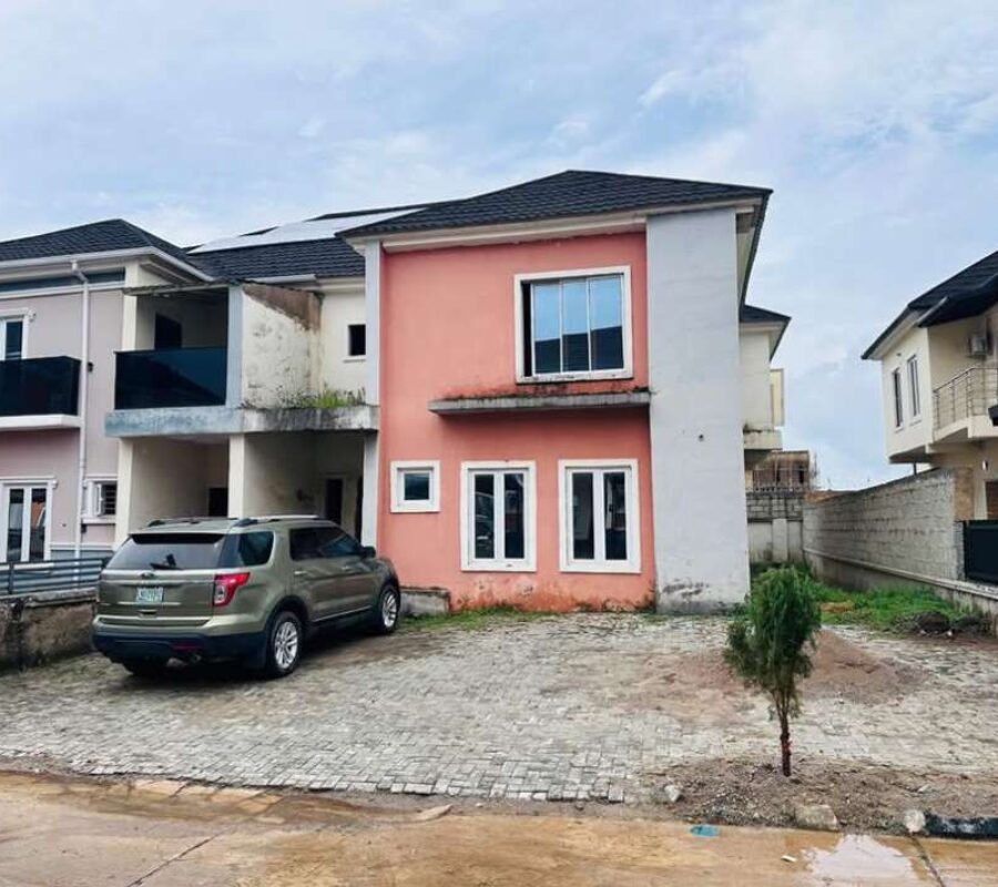 Spacious 4 bedroom semi-detached duplex (semi-finished)