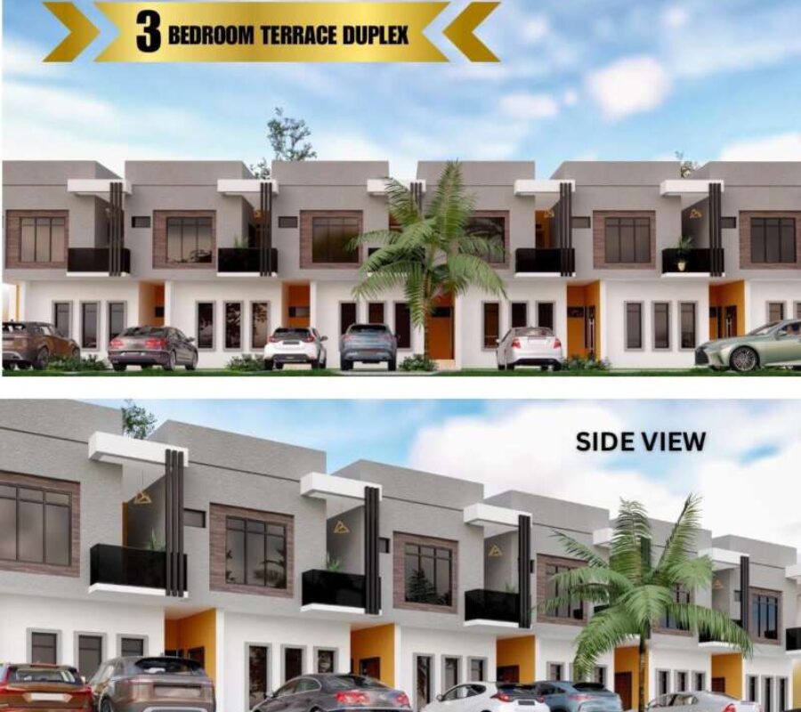 Modern 3 bedroom terrace duplex with mortgage payment