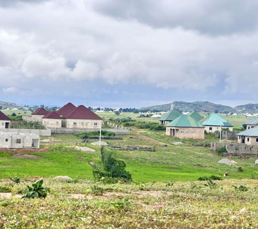 Buildable land in a fast developing estate