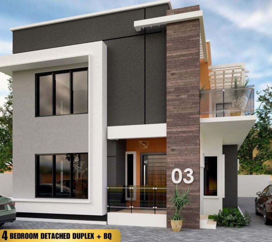 Modern 4 bedroom detached duplex plus Bq with mortgage payment