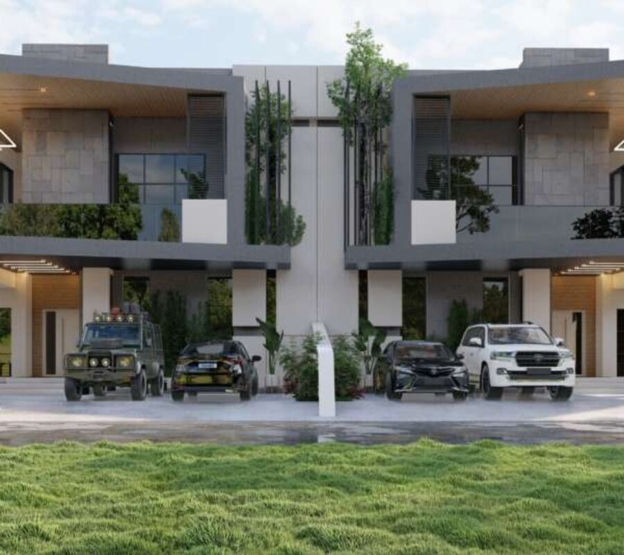 250sqm estate land for 4 bedroom semi-detached duplex