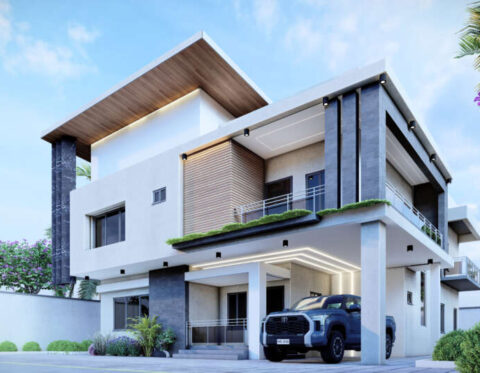 500 sqm estate land for a 5 bedroom detached duplex