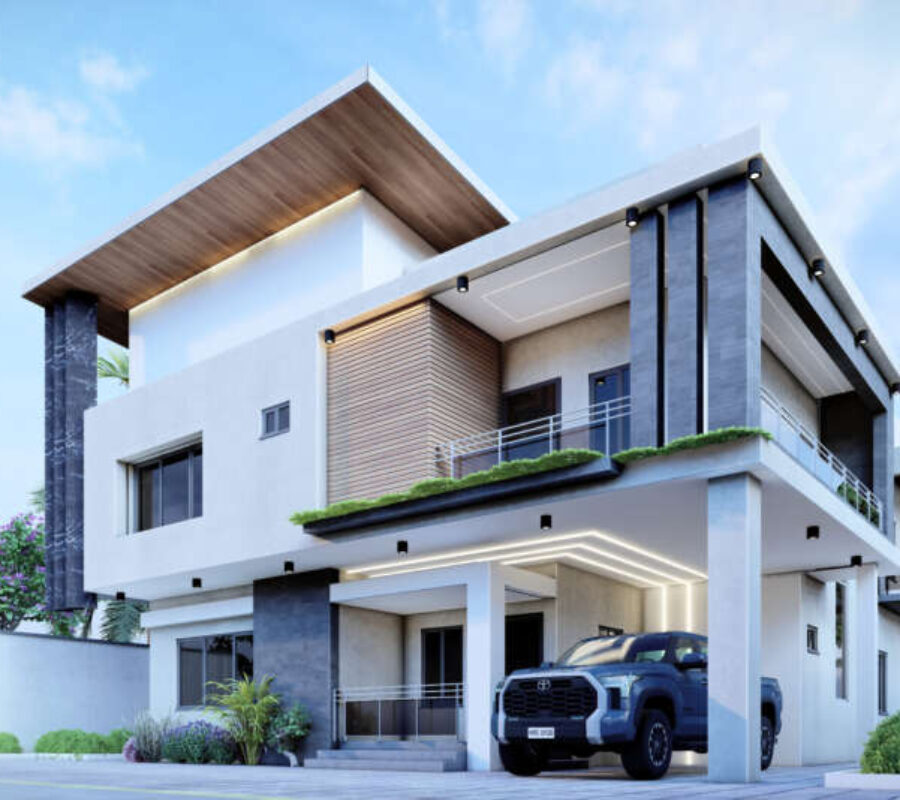 500 sqm estate land for a 5 bedroom detached duplex