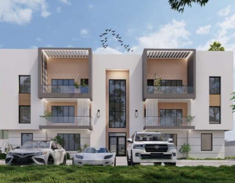 6 units of 3 bedroom apartments at Green Haven estate, Karsana
