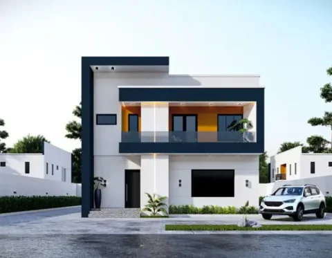 450sqm – 5 bedroom detached duplex with Bq