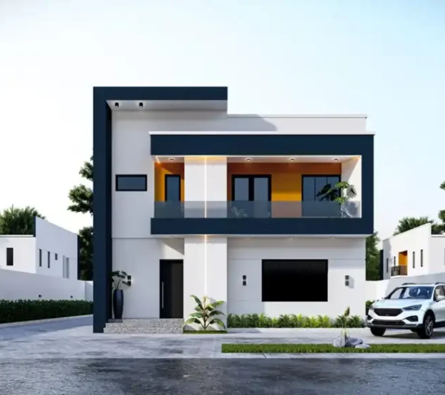 450sqm – 5 bedroom detached duplex with Bq