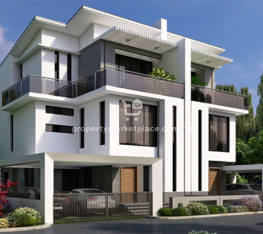 3 bedroom semi-detached duplex