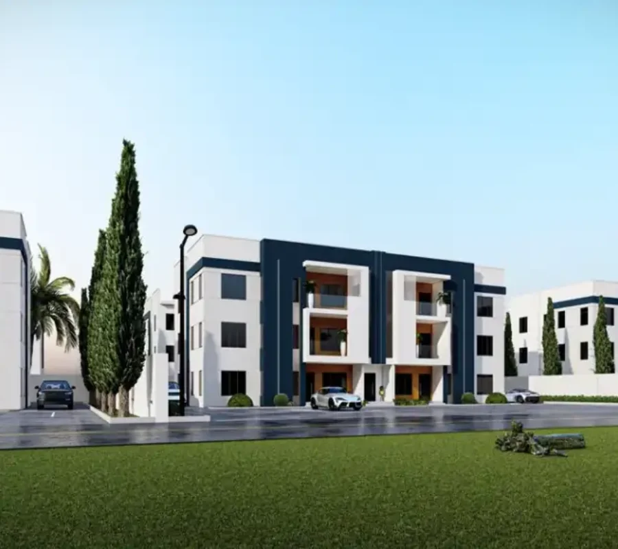 900sqm for 3 bedroom block of flats