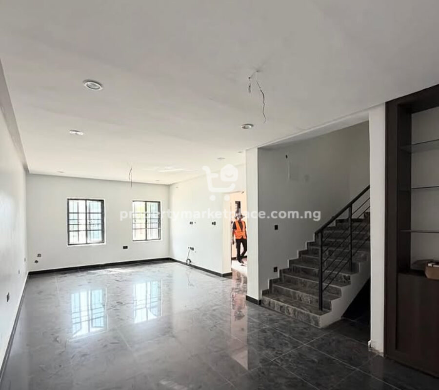 Tastefully finished 4 bedroom terrace duplex with Bq