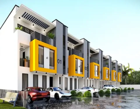 4 bedroom terrace duplex with Bq