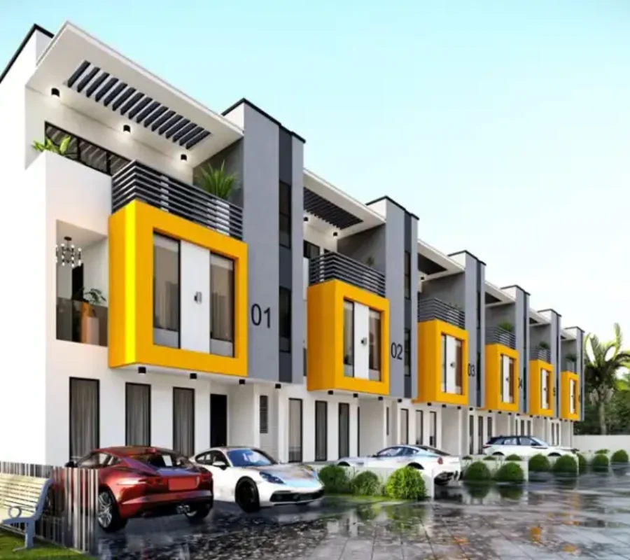 4 bedroom terrace duplex with Bq