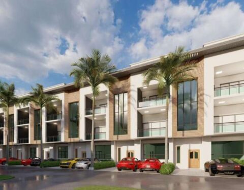 4 bedroom terrace duplex with a room Bq