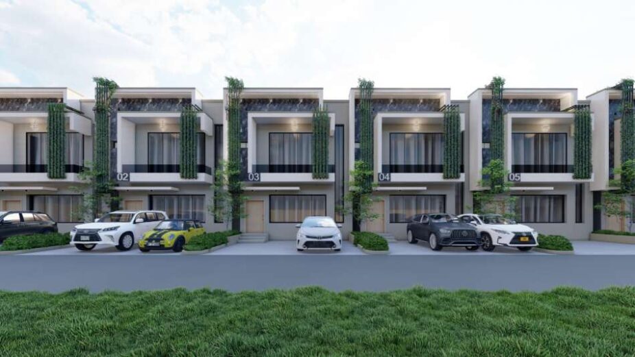 Terrace duplex at green haven estate, Karsana