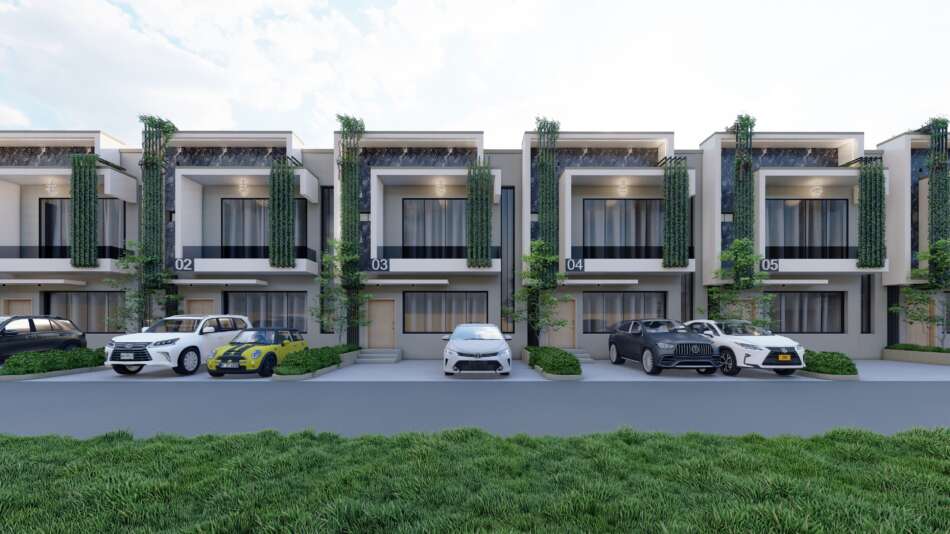 Terrace duplex at green haven estate, Karsana