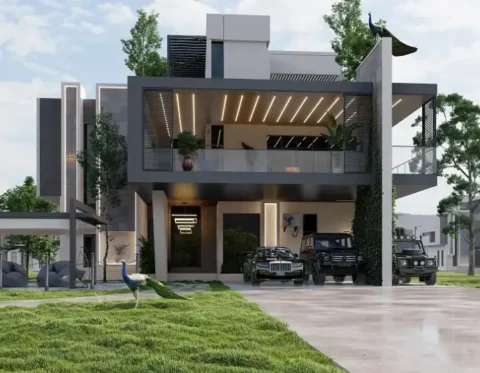1000 Sqm estate land for 7 bedroom detached duplex