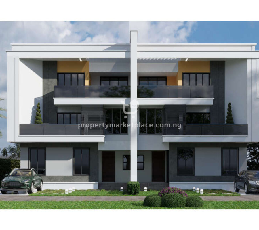 Solidly built 5 bedroom semi-detached duplex