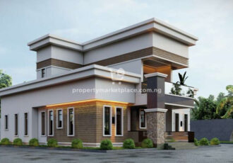 400 sqm estate land for a 4 bedroom bungalow with penthouse