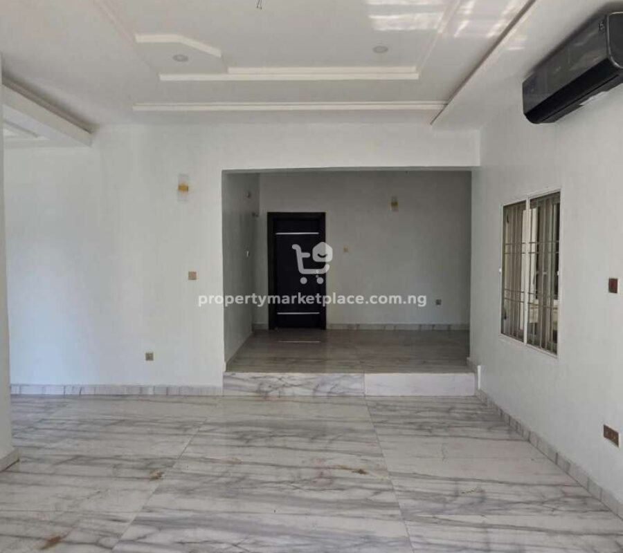 5 bedroom terrace duplex with a room boys quarters