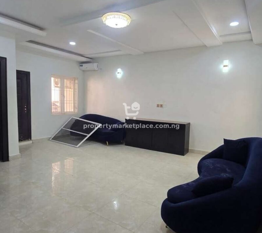 5 bedroom terrace duplex with a room boys quarters
