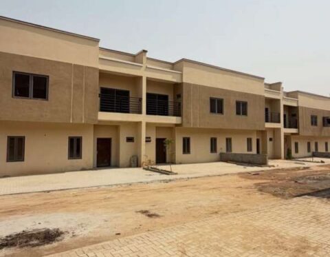 Solidly built and spacious 4 bedroom terrace duplex with Bq