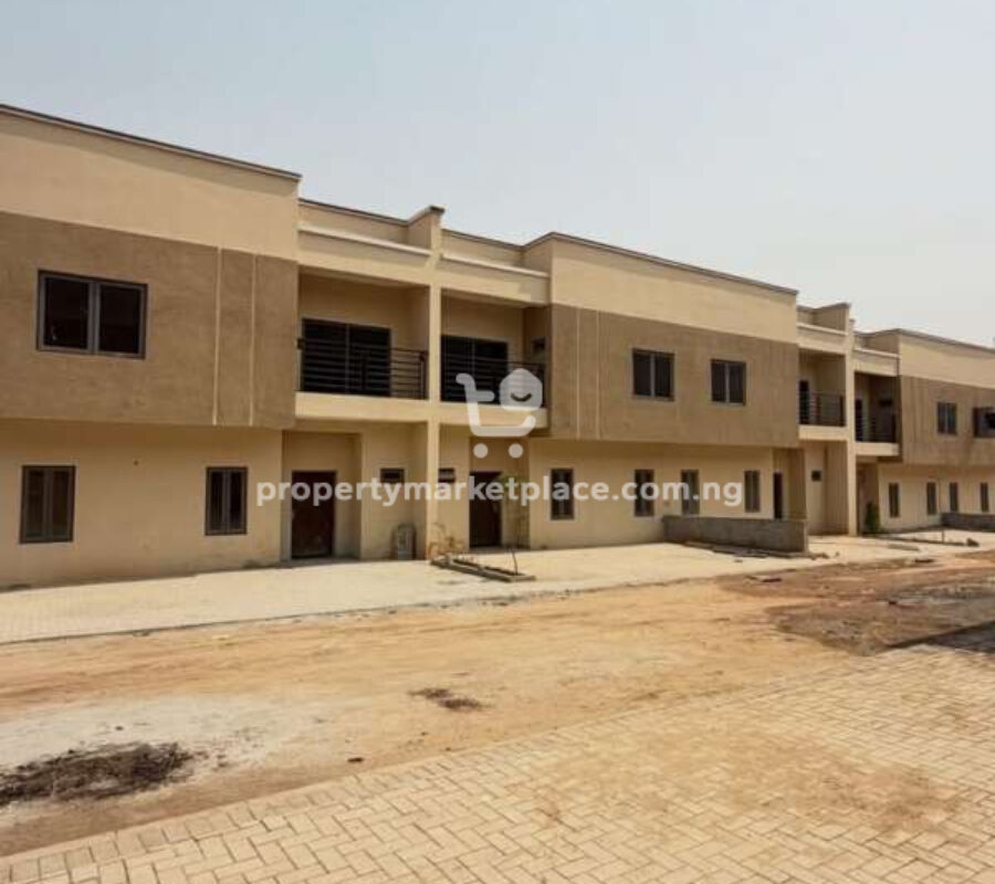 Solidly built and spacious 4 bedroom terrace duplex with Bq