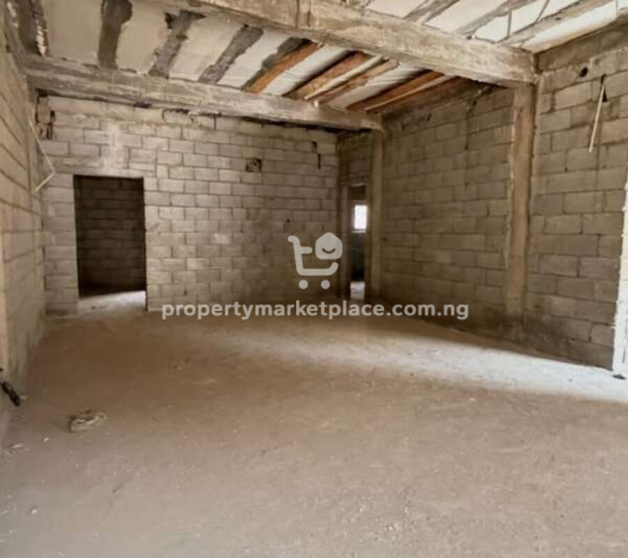 Solidly built and spacious 4 bedroom terrace duplex with Bq