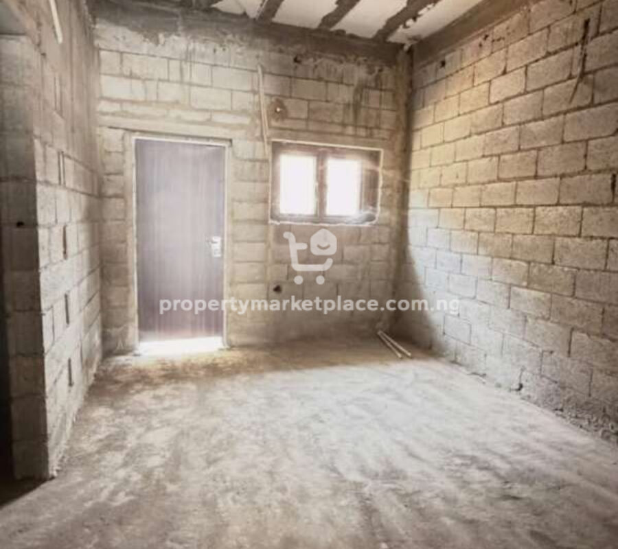 Solidly built and spacious 4 bedroom terrace duplex with Bq