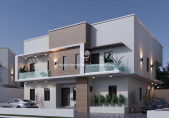 400 sqm estate land for a 4 bedroom detached duplex with Bq