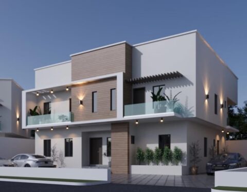 400 sqm estate land for a 4 bedroom detached duplex with Bq