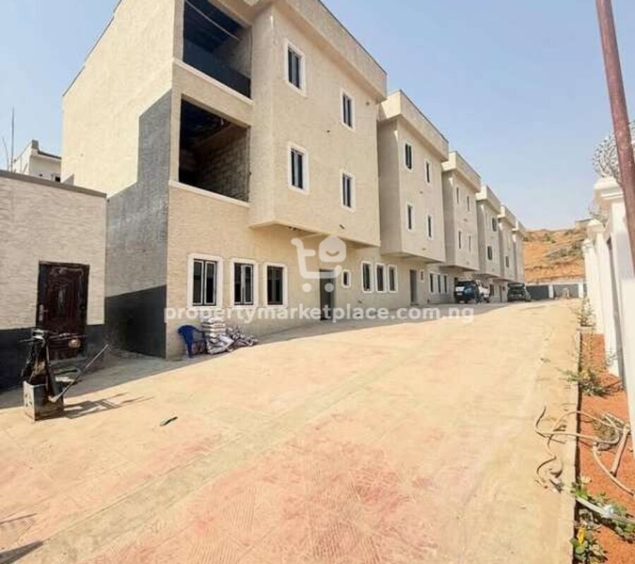 Solidly built 4 bedroom terrace duplex with a room Bq