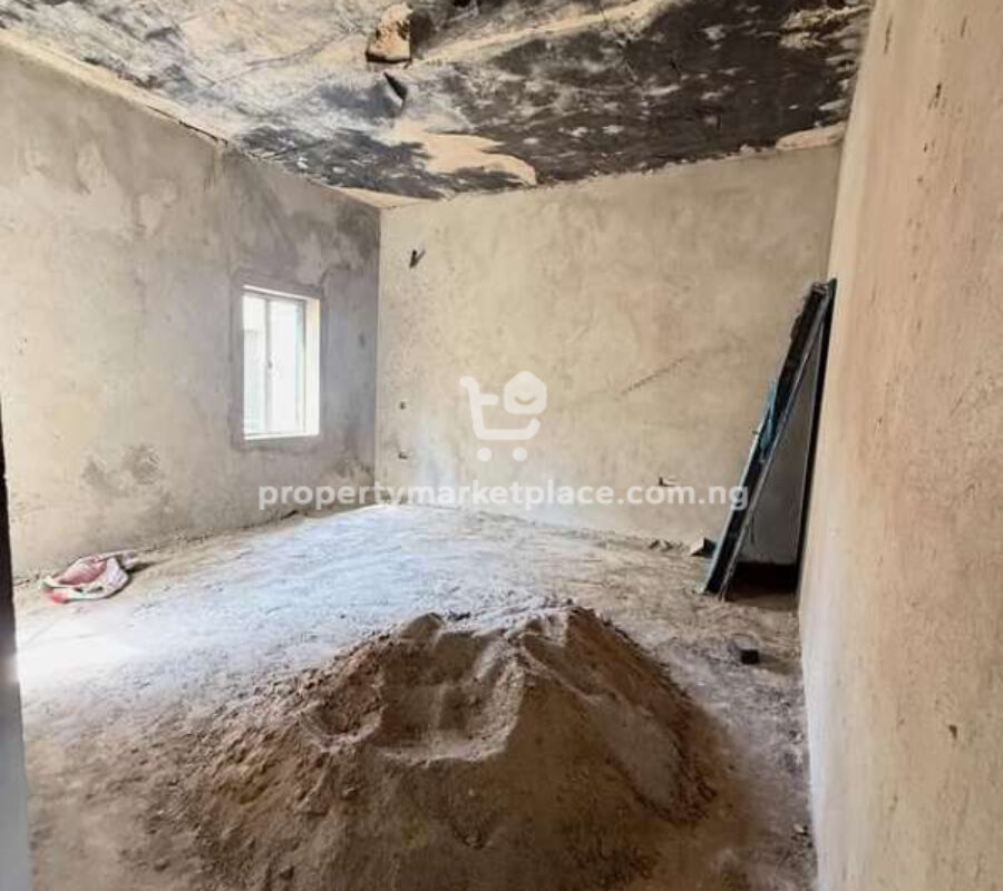 Solidly built 4 bedroom terrace duplex with a room Bq