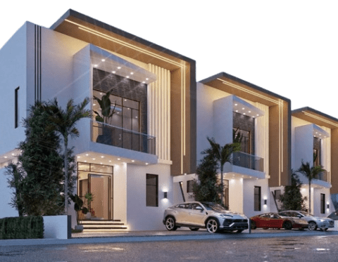 150 Sqm estate land for 3 bedroom terrace duplex