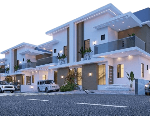 250sqm estate land for 4 bedroom semi-detached duplex