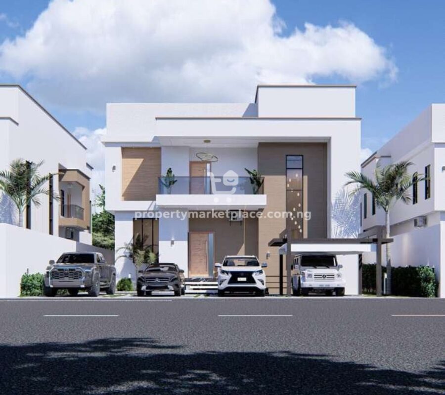 500 sqm estate land for a 5 bedroom detached duplex