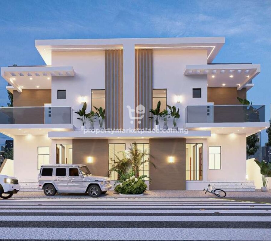 250sqm estate land for 4 bed semi-detached duplex at Addis city