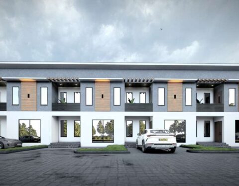 190 sqm estate land for a 2 bedroom terrace duplex