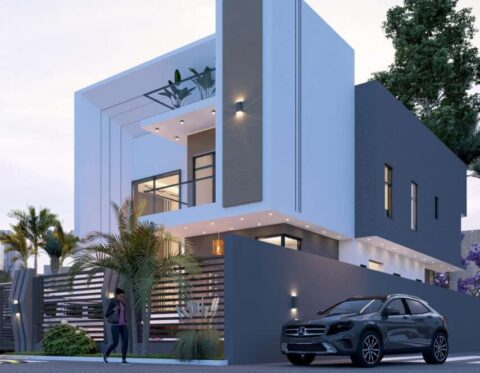 300 sqm estate land for 4 bedroom detached duplex – skyline city
