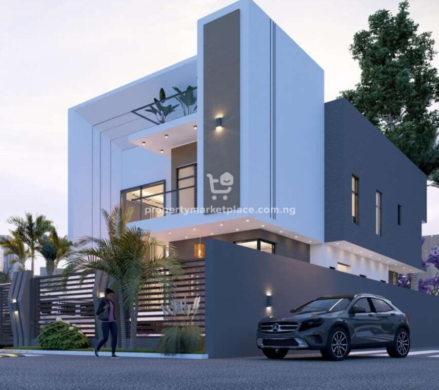 300 sqm estate land for 4 bedroom detached duplex – skyline city