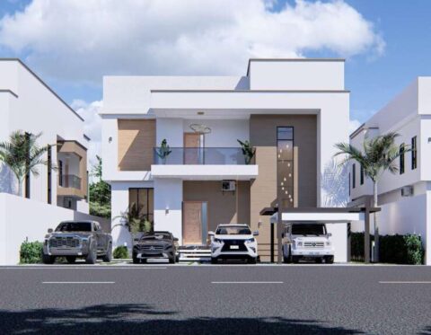 500 sqm estate land for 5 bedroom detached duplex – skyline city