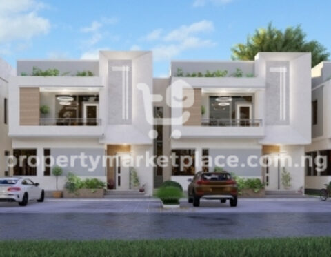 250 sqm estate land for 3 bedroom terrace duplex with Bq
