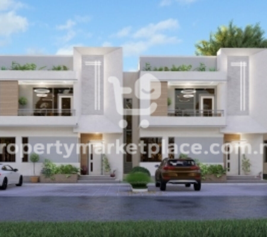 250 sqm estate land for 3 bedroom terrace duplex with Bq
