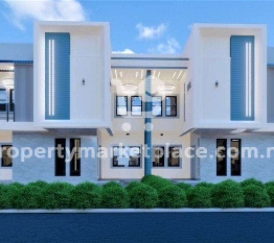 350sqm estate land for 4 bedroom semi-detached duplex