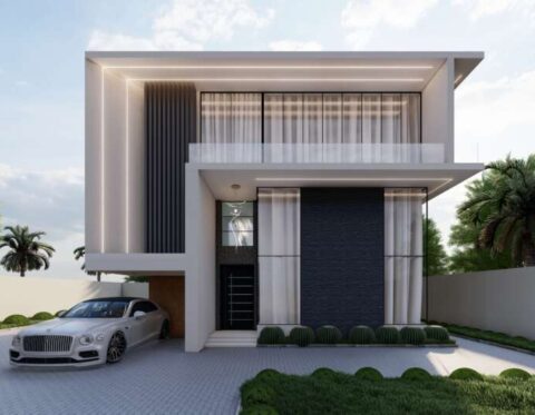 6 bedroom detached duplex with Bq on 450sqm land