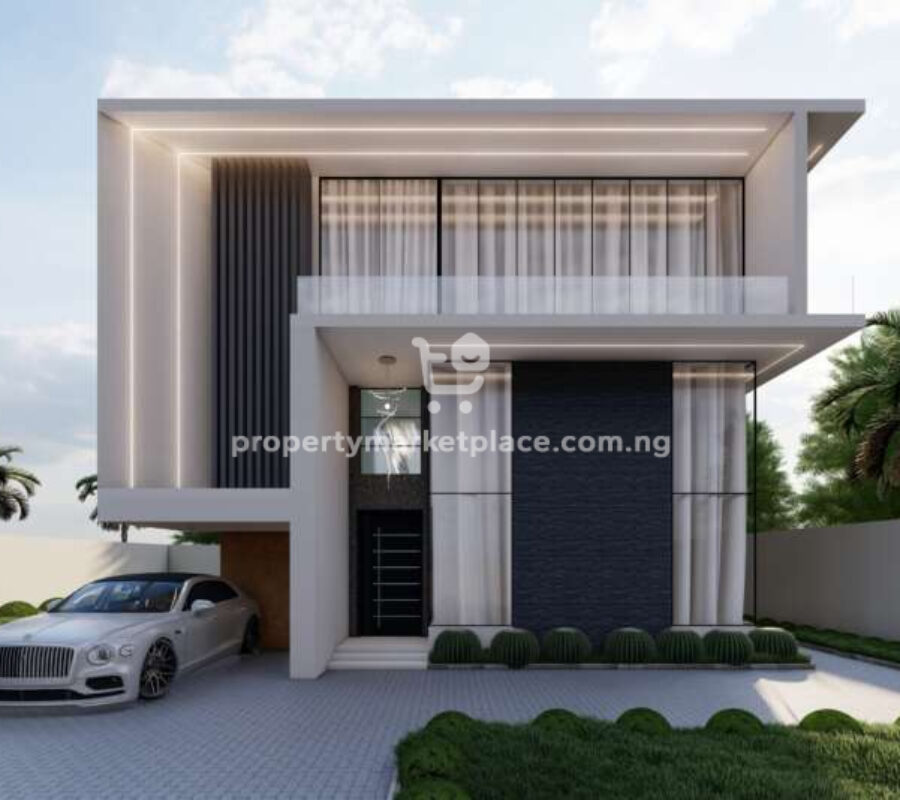6 bedroom detached duplex with Bq on 450sqm land