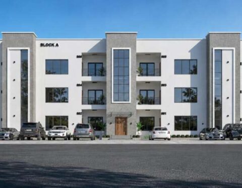 Estate land: 1000sqm plot to build block of flats