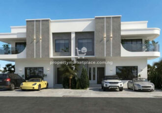 Estate land: 250sqm plot to build 4 bedroom semi-detached duplex